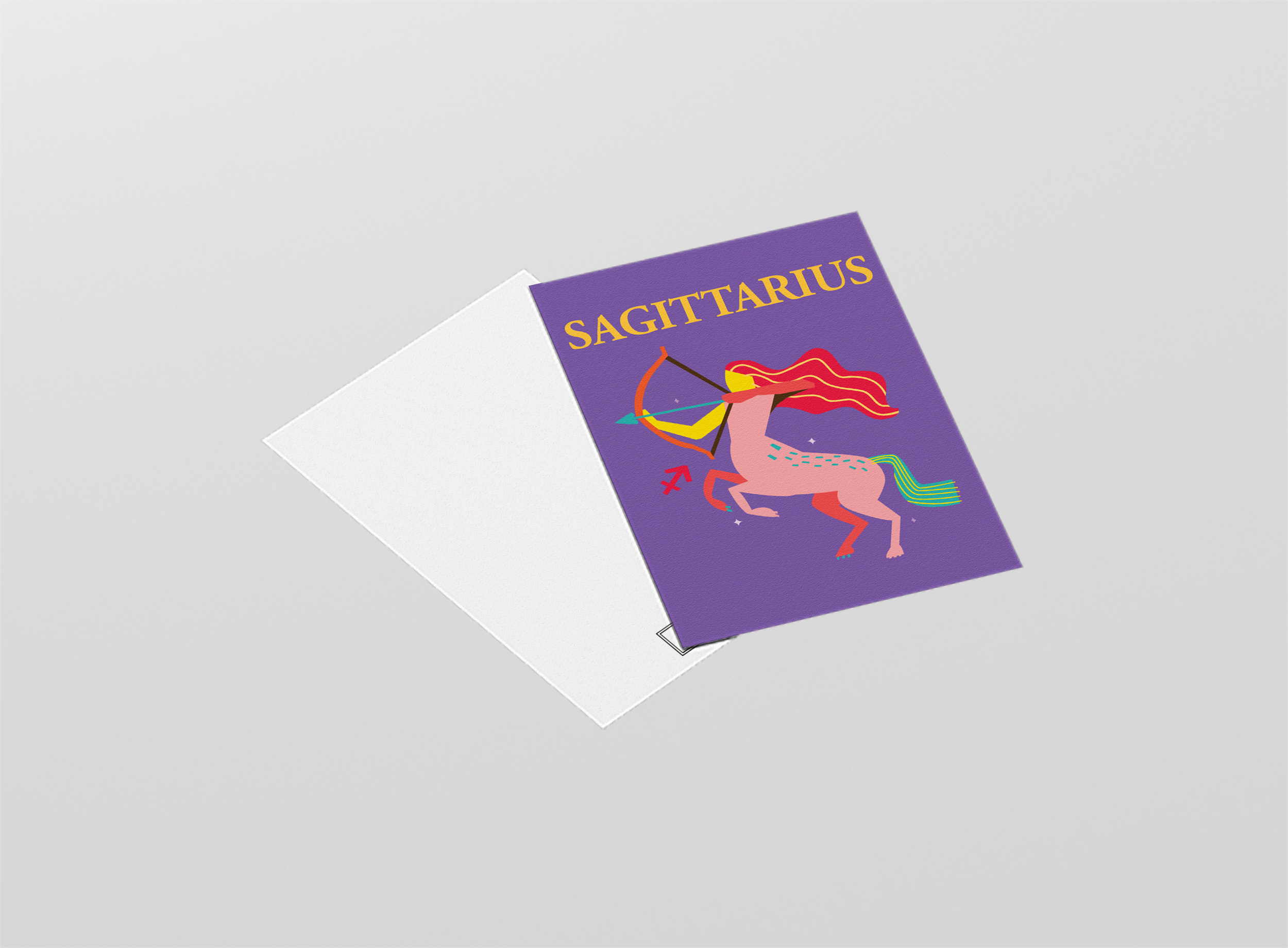 Sagittarius' Zodiac Illustrated Print — Victorious Design
